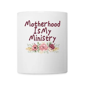 La maternité est mon ministère - Mug blanc - blanc - Devant