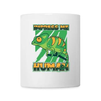 Impress Me Panthère humaine voilée Chamaeleonidae - Mug blanc - blanc - Devant