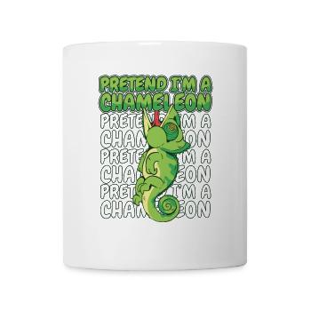 Pretend I'm A Chameleon Veiled Panther Lover - Mug - white - Front