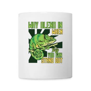 Warum sich einfügen, wenn Sie sich von Panther abheben können - Tasse - Weiß - Vorne