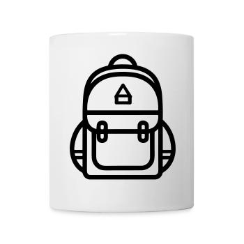 Rucksack - Tasse - Weiß - Vorne