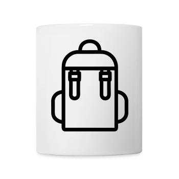 Rucksack - Tasse - Weiß - Vorne