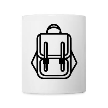 Rucksack - Tasse - Weiß - Vorne