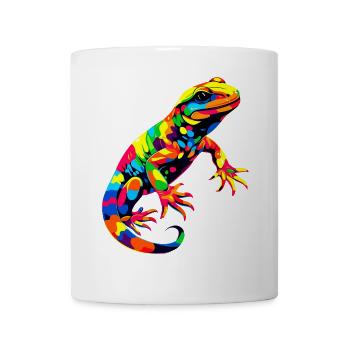 Salamanders, newts, tailed amphibians, fire salamanders - Mug - white - Front