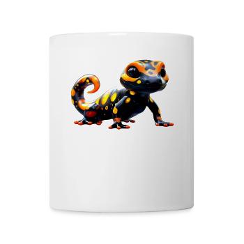 Salamanders, newts, tailed amphibians, fire salamanders - Mug - white - Front