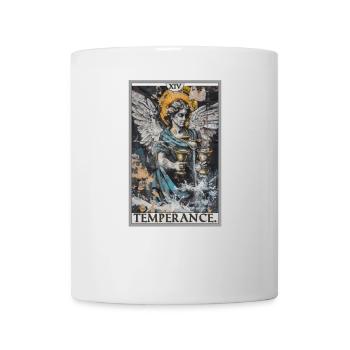 Tarotkarten Tarotkarte Temperance Mäßigkeit - Tasse - Weiß - Vorne