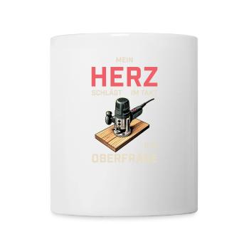 Schreiner I Tischler Meister Motiv für Zimmermann - Tasse - Weiß - Vorne