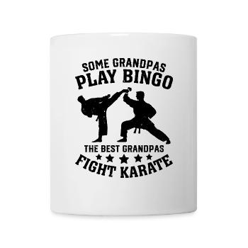 Some grandpas play bingo the best grandpas fight K - Tasse - Weiß - Vorne