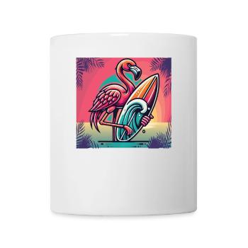 Reite Stilvoll Auf Den Wellen Mit Unserem Surf - Tasse - Weiß - Vorne