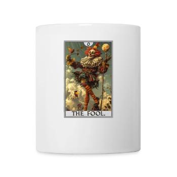 Cartes de tarot Carte de tarot Le fou Le fou - Mug blanc - blanc - Devant