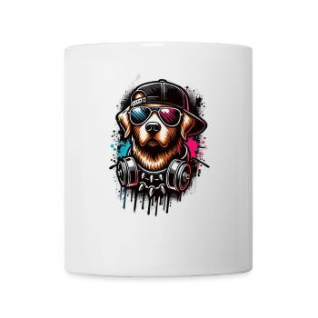 Faites passer le style au niveau supérieur avec notre Cool Dog - Mug blanc - blanc - Devant