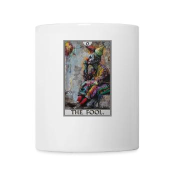 Cartes de tarot Carte de tarot Le fou Le fou - Mug blanc - blanc - Devant