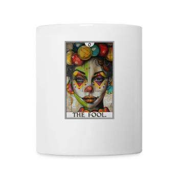 Cartes de tarot Carte de tarot Le fou Le fou - Mug blanc - blanc - Devant