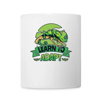 Apprenez à adapter la panthère voilée Chamaeleonidae - Mug blanc - blanc - Devant