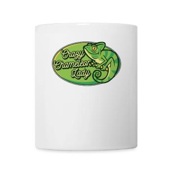 Chaméléon fou Lady Panther voilé - Mug blanc - blanc - Devant