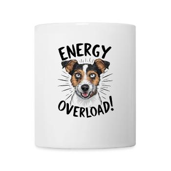 Foxterrier Hund High Energy - Tasse - Weiß - Vorne