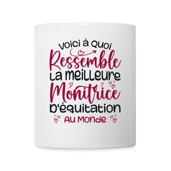 Der beste Reitlehrer der Welt - Tasse - Weiß - Vorne