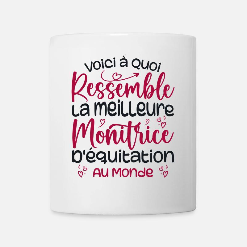Der beste Reitlehrer der Welt - Tasse - Weiß