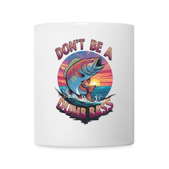 Visuel Don’t Be A Dumb Bass - Mug blanc - blanc - Devant