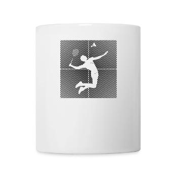 Badminton player badminton games game funny - Mug - white - Front