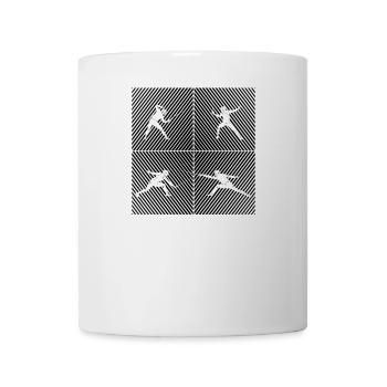 Fencing Game Gamer Fencer Game Fencing Fencer - Mug - white - Front