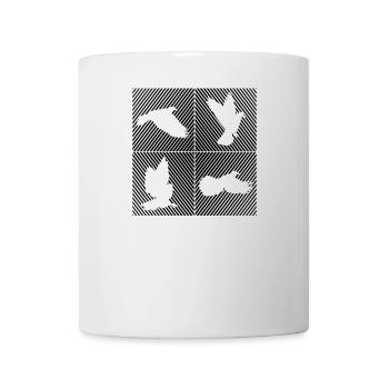Taubenzüchter Taubensport Brieftauben Zubehör - Tasse - Weiß - Vorne