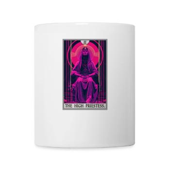 Carte de tarot La Grande Prêtresse La Grande Prêtresse - Mug blanc - blanc - Devant