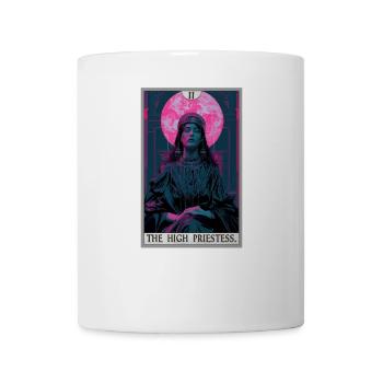 Carte de tarot La Grande Prêtresse La Grande Prêtresse - Mug blanc - blanc - Devant