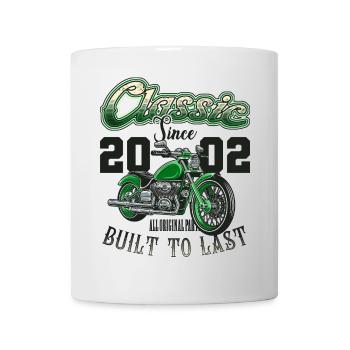 Motorcycle Bikers Motorbike Birthday Born In 2002 - Mug - white - Front