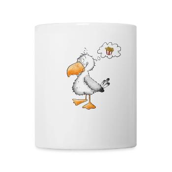 Möwe Will Meer Pommes - Tasse - Weiß - Vorne