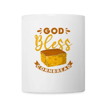 God Bless Cornbread - Tasse - Weiß - Vorne