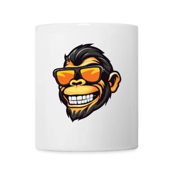 Monkey Cool Head Party - Mug - white - Front