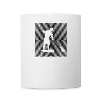 SUP paddleboarding Stand Up Paddle paddling - Tasse - Weiß - Vorne