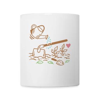 Gartenarbeit Gärtner - Tasse - Weiß - Vorne