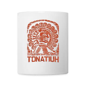 Aztec God Ancient Mythology Tonatiuh - Mug - white - Front