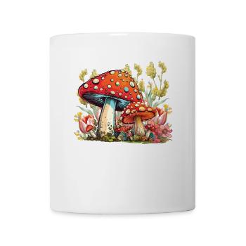 Wildpilz Und Mond Keine Zeit, Ich Suche - Tasse - Weiß - Vorne