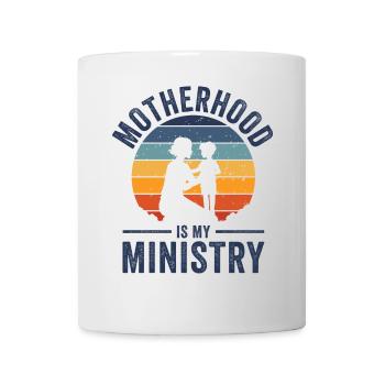 La maternité est mon ministère - Mug blanc - blanc - Devant