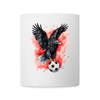 Eagle Football Coloré Albanie Animal Design Print - Mug blanc - blanc - Devant