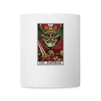 Tarotkarte The Emperor Der Herrscher - Tasse - Weiß - Vorne