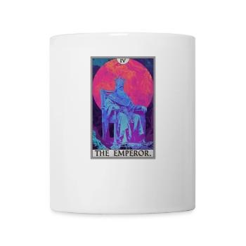 Tarotkarte The Emperor Der Herrscher - Tasse - Weiß - Vorne