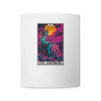 Tarotkarte The Emperor Der Herrscher - Tasse - Weiß - Vorne
