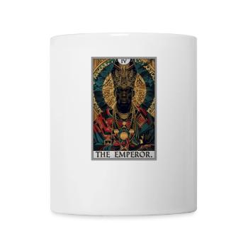 Tarotkarte The Emperor Der Herrscher - Tasse - Weiß - Vorne