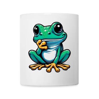 Frosch - Tasse - Weiß - Vorne