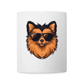Pomeranian Dog Pomeranian Cool - Mug - white - Front