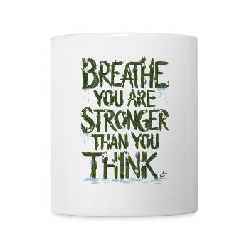Natural Inspiration Motivation Text - Mug - white - Front