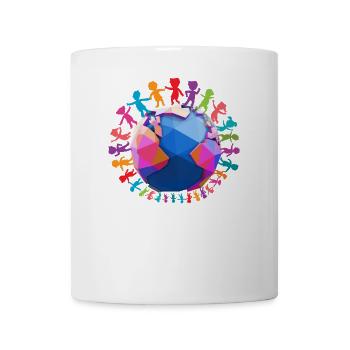 against racism, against the right, against Nazis, love - Mug - white - Front