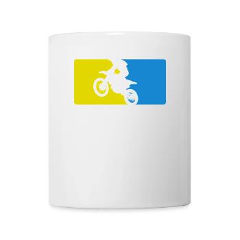 Motocross Enduro Motorcycle Supermoto Motorbike - Mug - white - Front