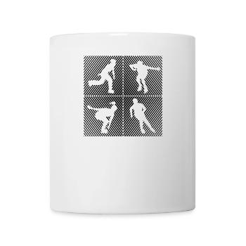 Inline-Skating Rollerskates Inline-Skater - Mug - white - Front