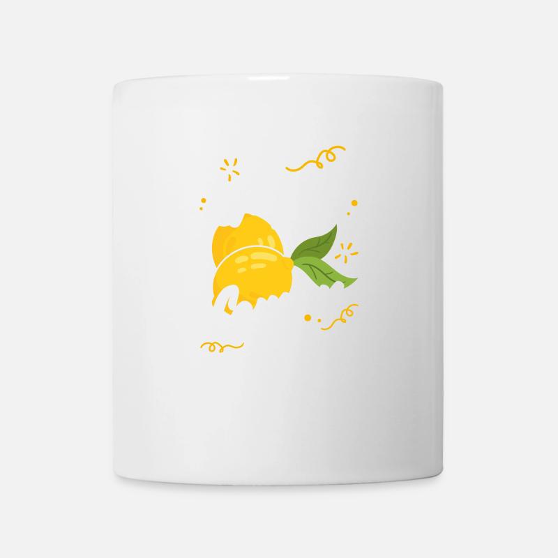 Wenn Das Leben Dir Eine Zitrone Schenkt, Mach - Tasse - Weiß