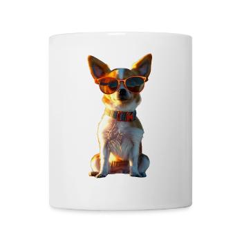 Maîtresse de chien chihuahua J’aime les chihuahuas mignons - Mug blanc - blanc - Devant